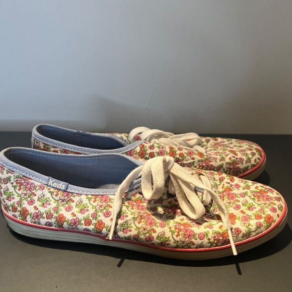 Keds floral sneakers size 7.5 preloved - Picture 3 of 7